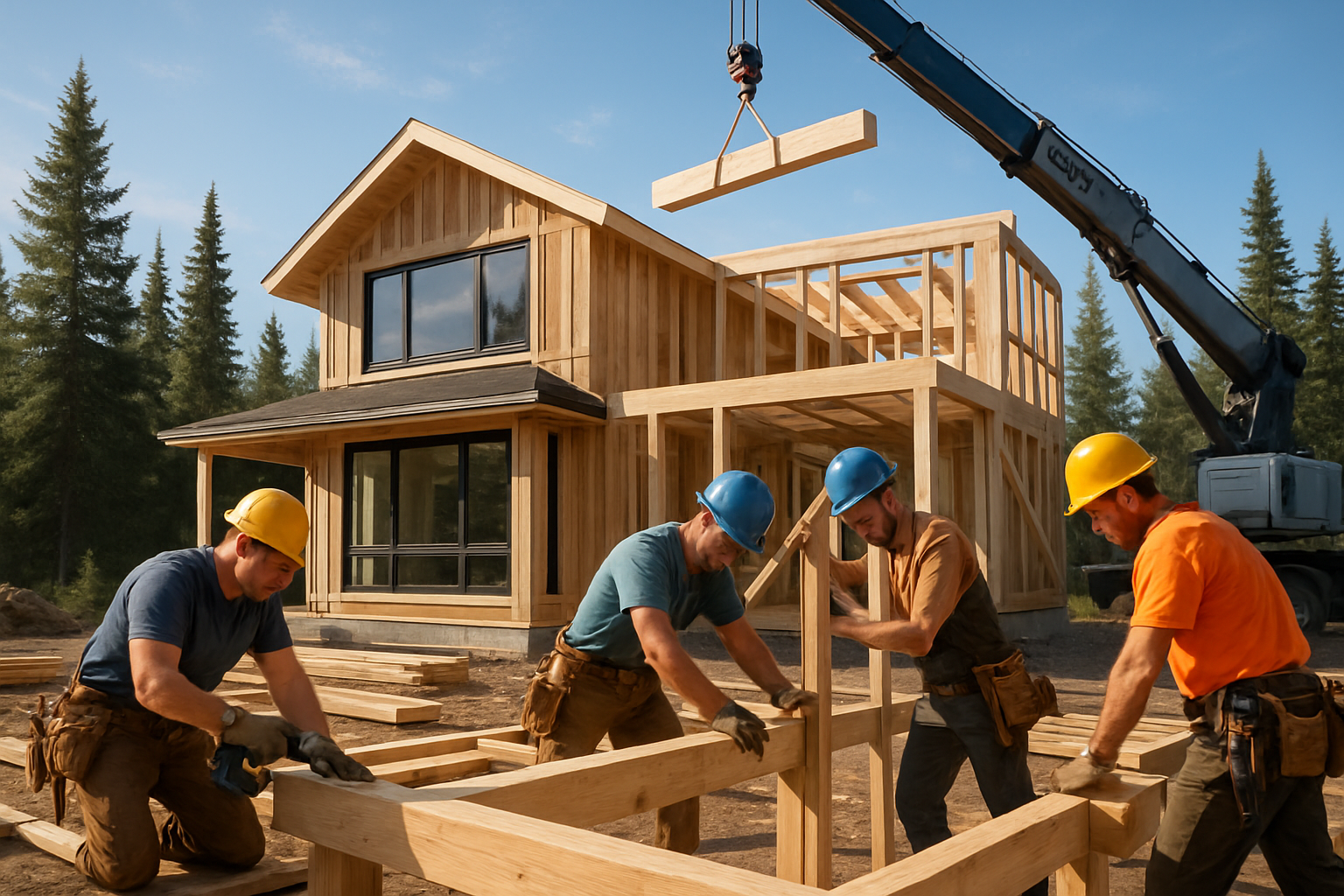 découvrez notre guide complet pour construire une maison canadienne en bois en 2025. suivez des étapes simples et efficaces pour réaliser votre projet de rêve tout en respectant les normes de construction et de durabilité.