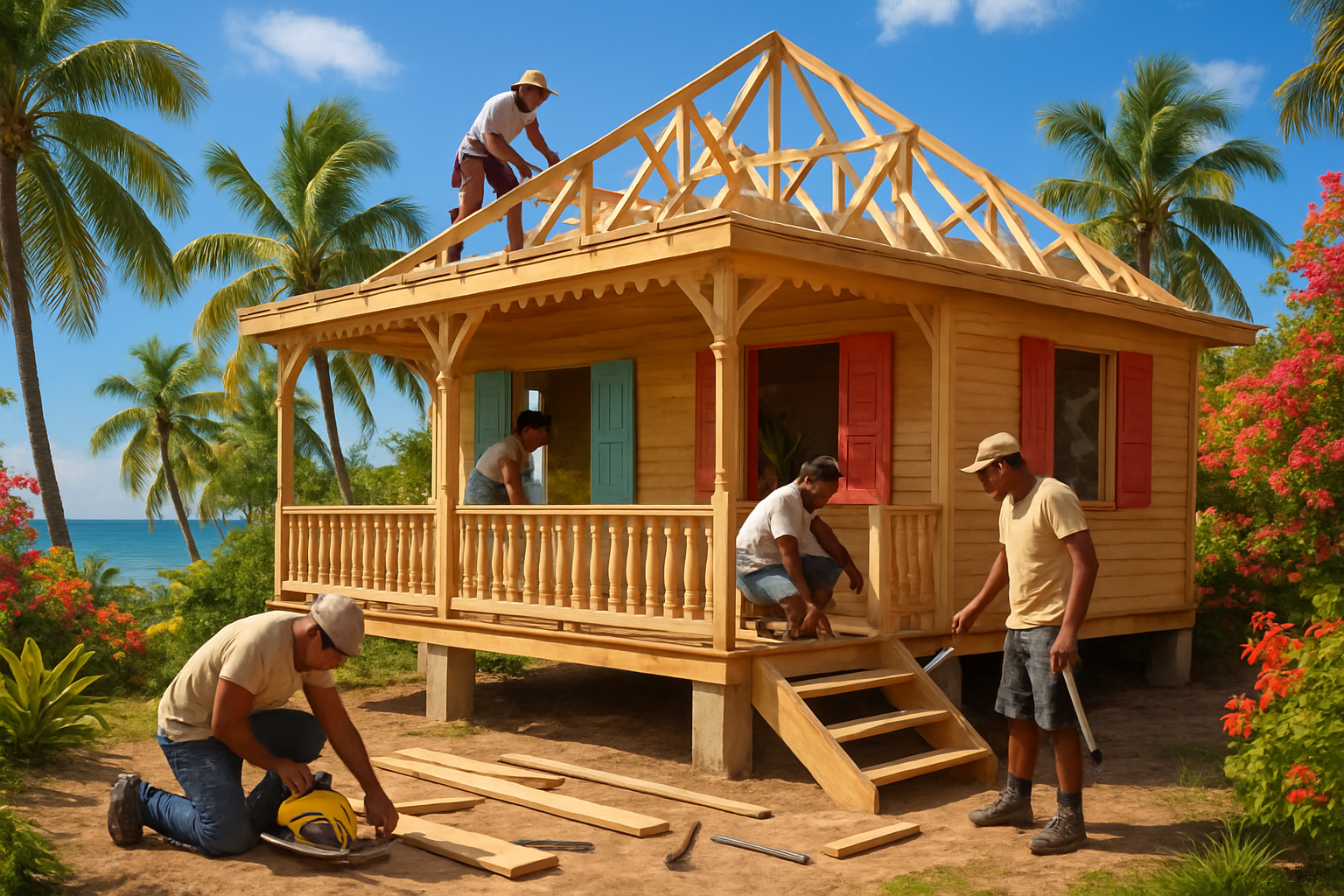 découvrez notre guide complet pour construire une maison en bois en guadeloupe. des conseils pratiques, des informations sur les matériaux locaux, et des astuces pour réussir votre projet architectural tout en respectant l'environnement.