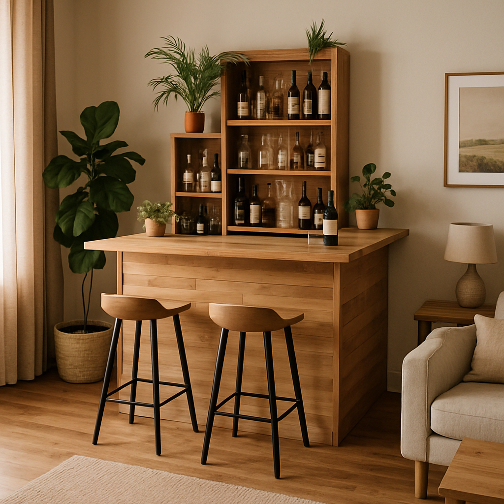 découvrez comment construire facilement votre propre bar en bois fait maison en seulement 5 étapes simples. suivez notre guide pratique pour créer un espace convivial et personnalisé, sans effort et avec style.