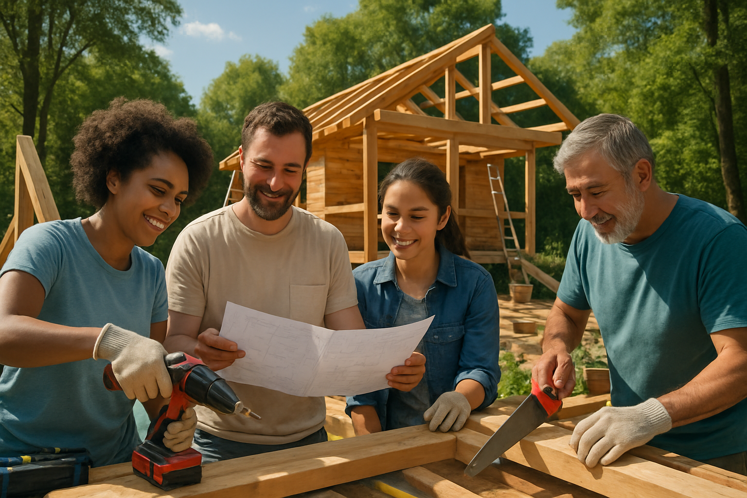 apprenez à construire votre propre maison cabane en bois en seulement 3 mois, même sans aucune expérience préalable. suivez notre guide étape par étape pour réaliser votre projet de rêve et profiter d'un espace unique en pleine nature.