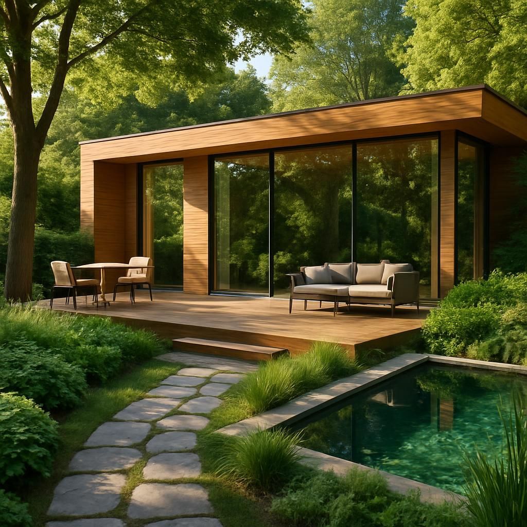 Découvrez comment aménager un espace extérieur harmonieux autour de votre maison en bois. Inspirez-vous de nos conseils pratiques pour créer un jardin chaleureux et accueillant, alliant nature et design.