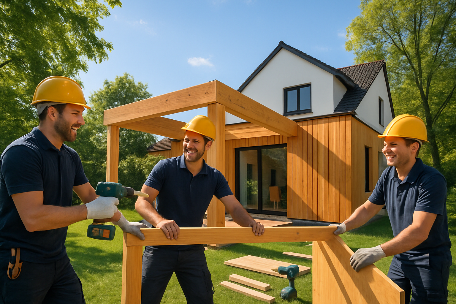 découvrez comment sublimer votre maison rapidement et facilement grâce à un kit extension en bois. installez votre nouvel espace en seulement un mois, sans stress ni complications.