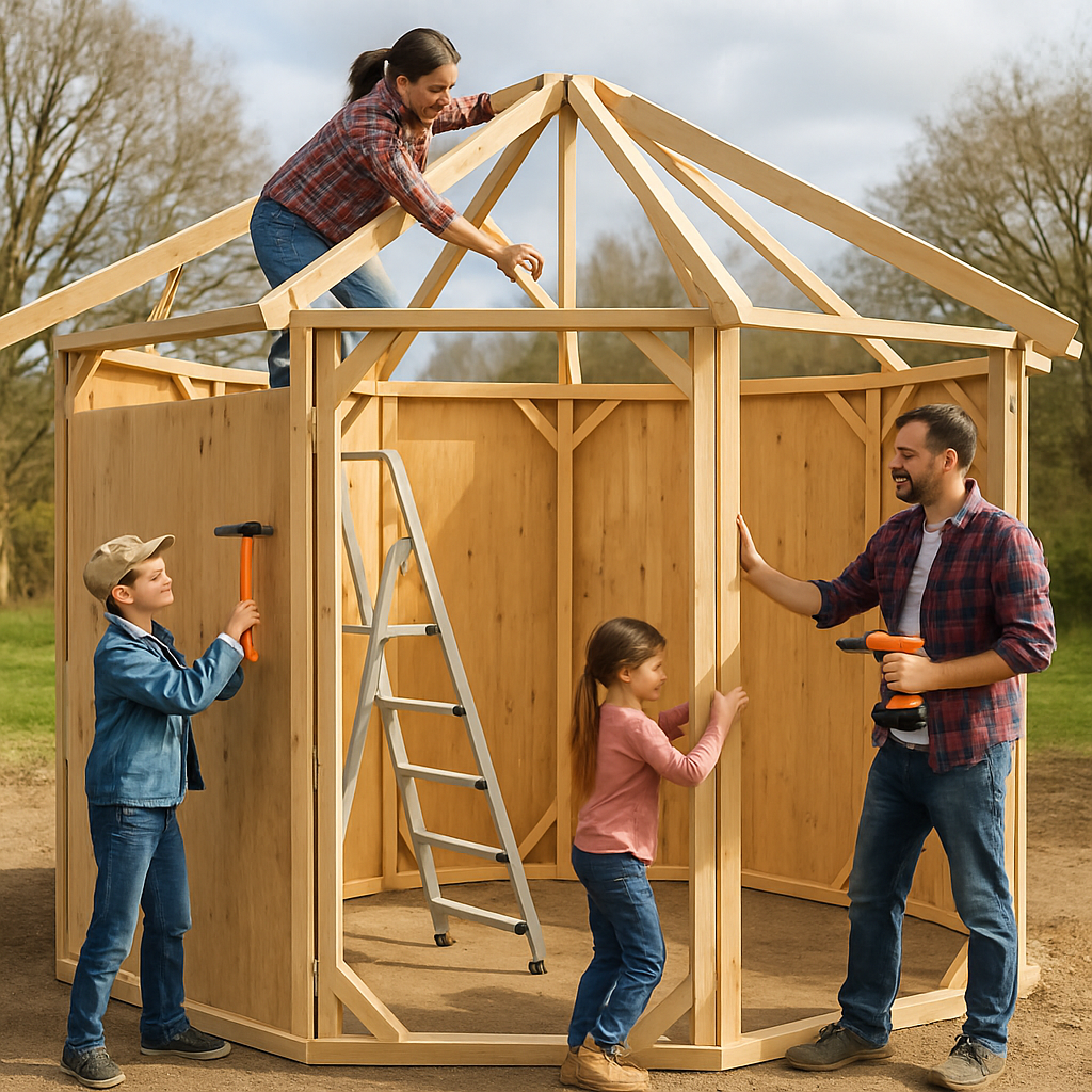découvrez comment construire facilement une maison en bois octogonale en seulement 6 mois, sans expérience préalable ni complications. guide complet pour un projet simple et accessible à tous !