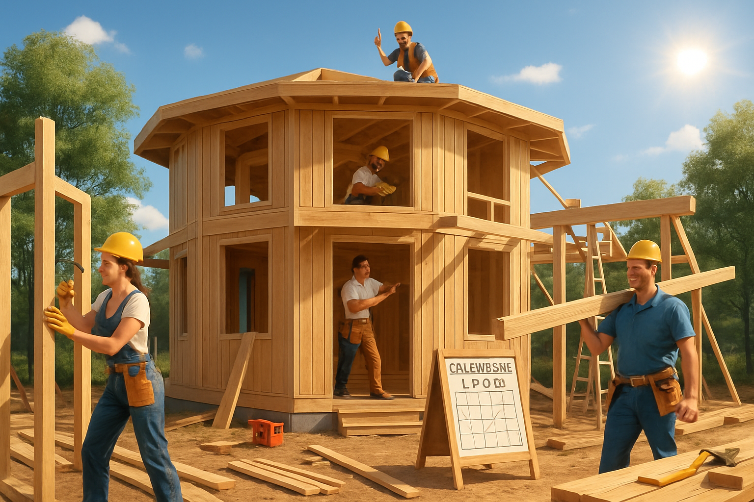 découvrez comment construire facilement une maison en bois octogonale en seulement 6 mois, sans expérience préalable ni complications. suivez nos conseils pratiques pour un projet réussi, accessible à tous.