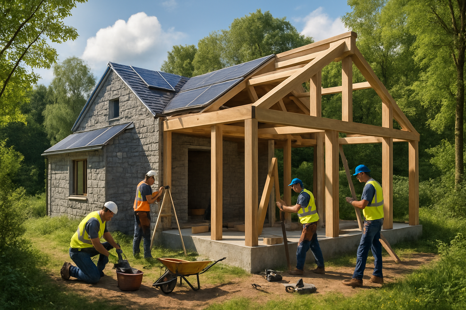 découvrez comment construire une maison en pierre et en bois en 2025 : alliez durabilité, esthétique et simplicité pour un projet de vie sain et écologique, sans complications.