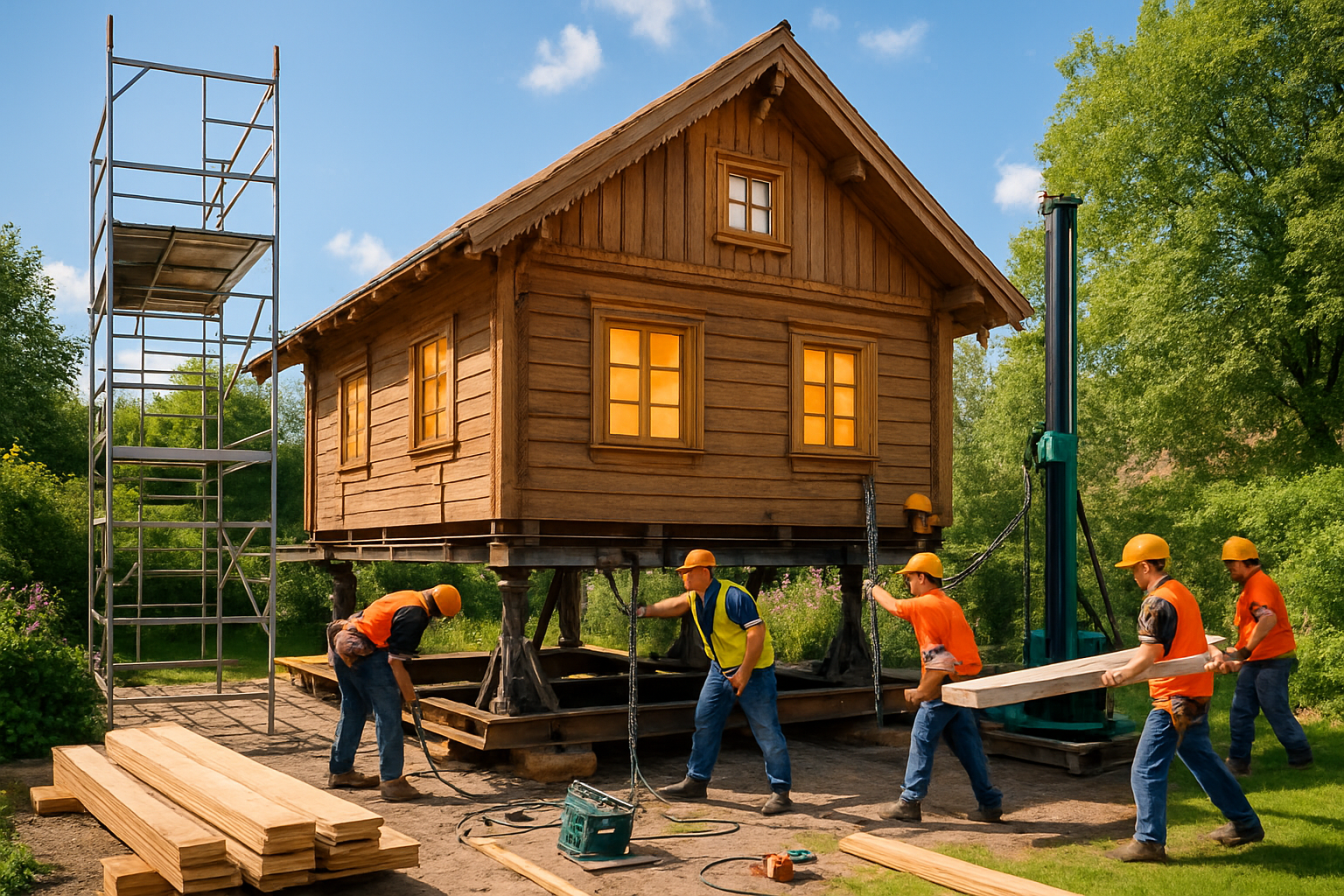 apprenez comment surélever facilement votre maison en bois en seulement quelques semaines, grâce à des méthodes rapides et sans complications.