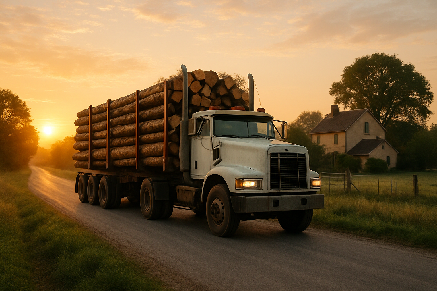 découvrez le prix moyen d’un camion de bois en grume en 2025, les facteurs qui influencent le coût et les conseils pour bien acheter votre bois en gros.