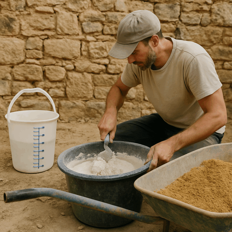 Mortier chauxsable le bon dosage pour des murs en pierre solides 🧱 — free download