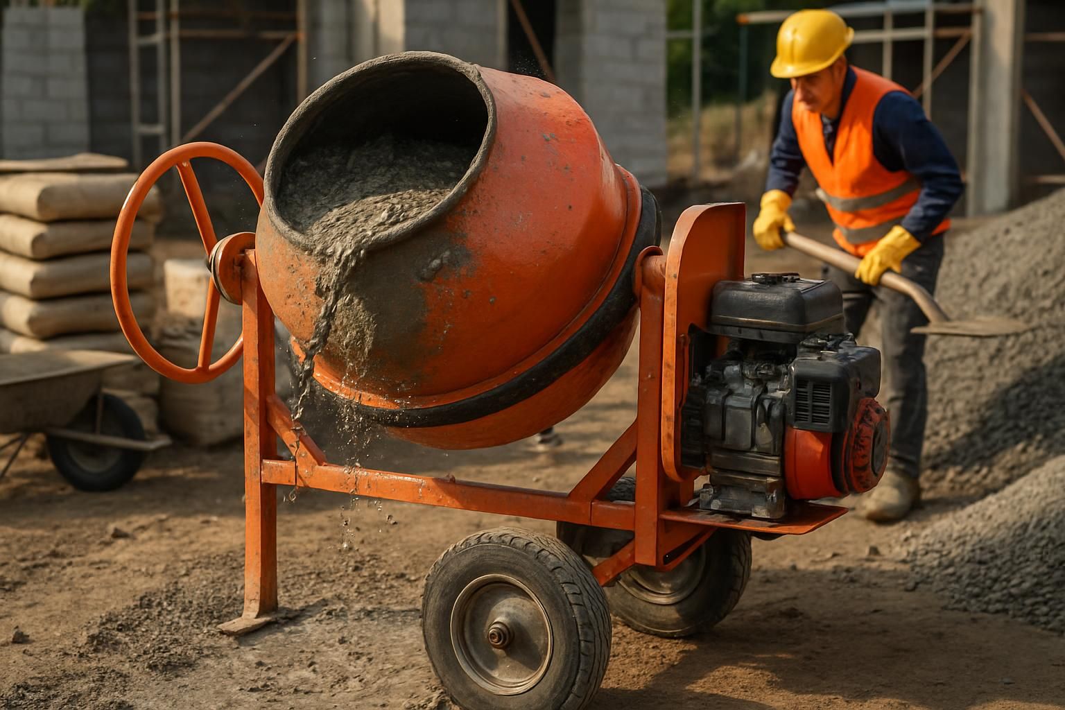 découvrez tout ce qu'il faut savoir sur la bétonnière thermique : son fonctionnement, ses avantages, et comment elle facilite vos travaux de construction.