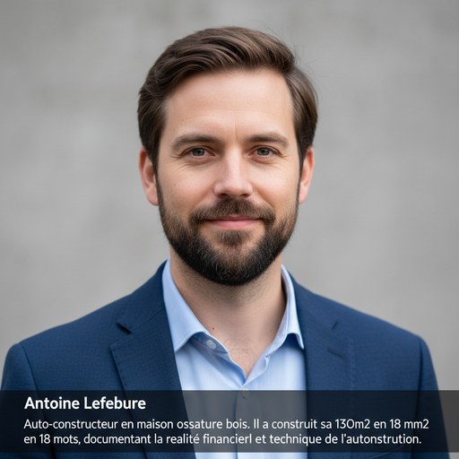 Antoine Lefebvre - Auto-constructeur en maison ossature bois