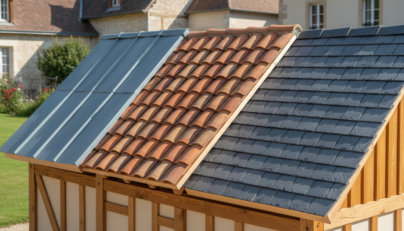 toiture maison bois zinc tuile comparatif