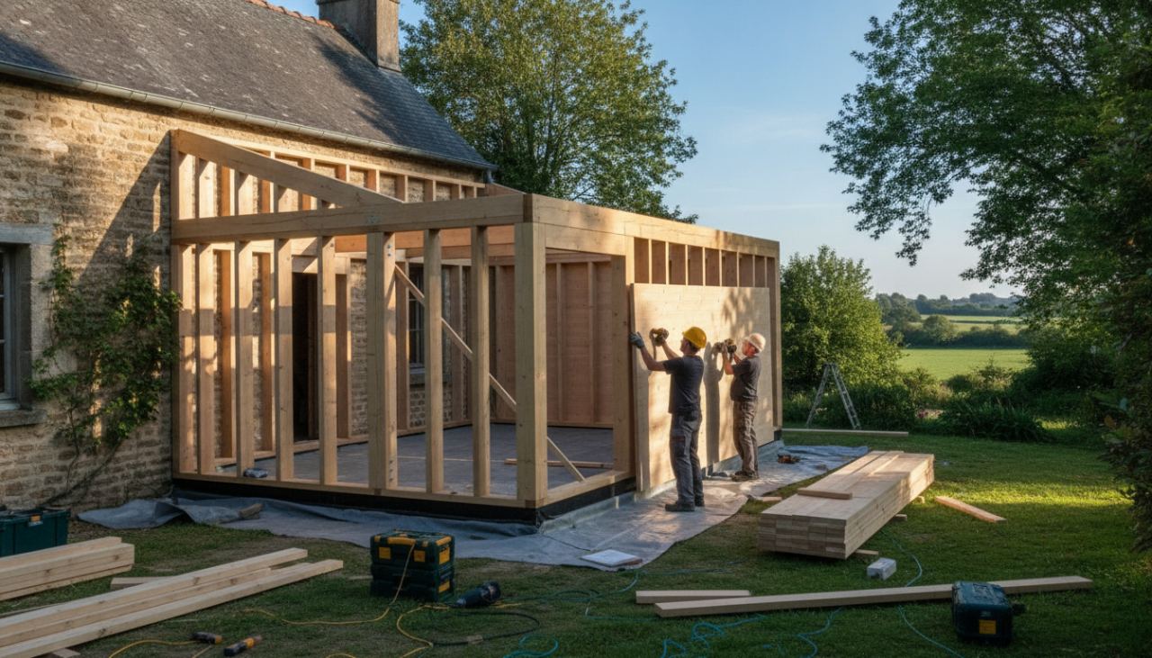 kit extension bois 20m2