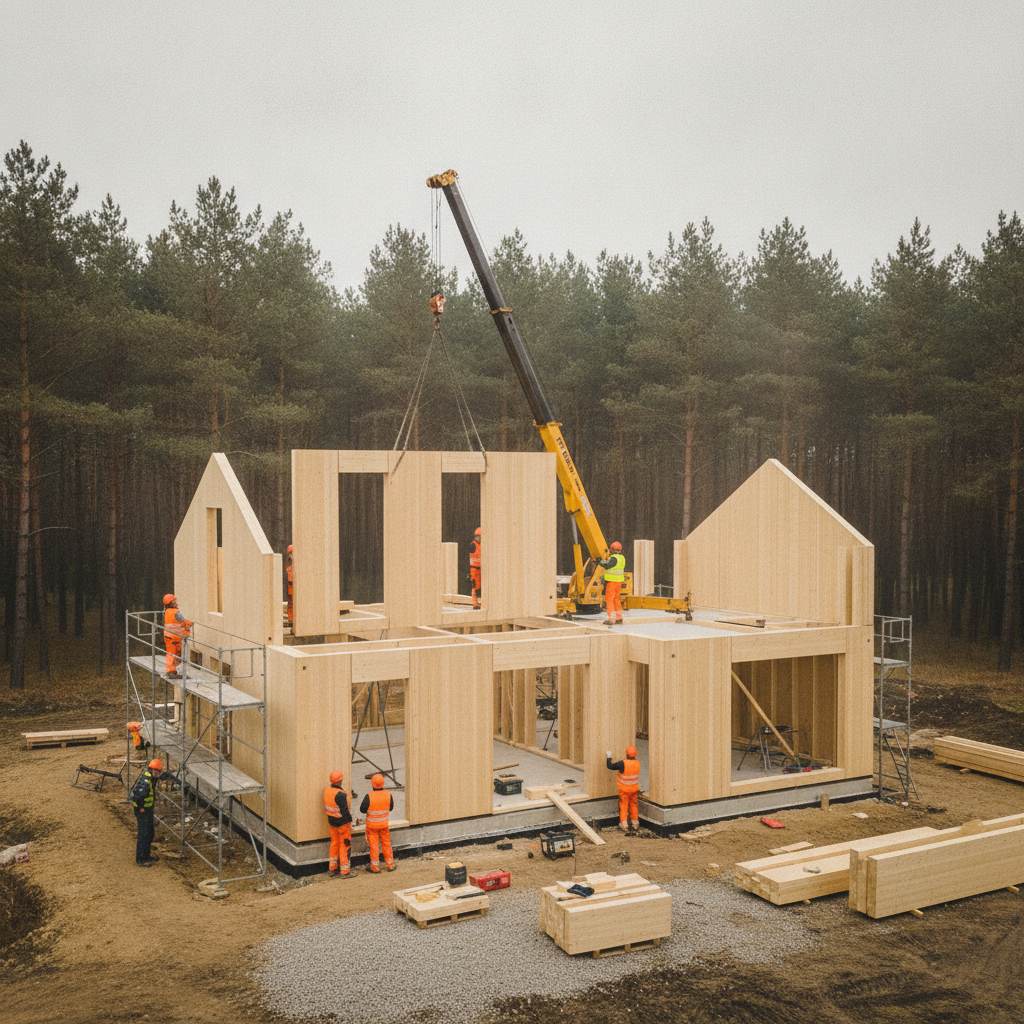 avis maison bois en kit pologne - illustration