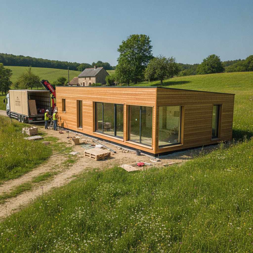 chalet en bois habitable livre monte