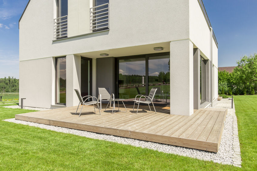 Terrasse en bois à Toulouse